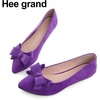 image:imageHee grand Womens Slip on Retro Plaid Bow Ballet Flats Pointed Toe Dress Shoes460purple