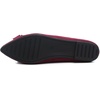 image:imageHee grand Womens Slip on Retro Plaid Bow Ballet Flats Pointed Toe Dress Shoes460wine Red