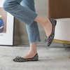 image:imageHee grand Womens Sparkling Rhinestone Pearl Wedding Party Dress Shoes Comfortable Pointed Toe Slip On Ballet Flats Glittery Crystal ShoesBlack