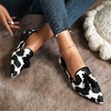 image:imageHee grand Womens Tassel Slip on Loafer Flat Casual Pointed Toe Faux Suede Flat Shoes Comfort Ballerina Flats Women Dressy468black Cow