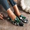 image:imageHee grand Womens Tassel Slip on Loafer Flat Casual Pointed Toe Faux Suede Flat Shoes Comfort Ballerina Flats Women Dressy468green Cow
