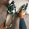 image:imageHee grand Womens Tassel Slip on Loafer Flat Casual Pointed Toe Faux Suede Flat Shoes Comfort Ballerina Flats Women Dressy468green Cow