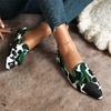 image:imageHee grand Womens Tassel Slip on Loafer Flat Casual Pointed Toe Faux Suede Flat Shoes Comfort Ballerina Flats Women Dressy468green Cow