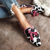 image:imageHee grand Womens Tassel Slip on Loafer Flat Casual Pointed Toe Faux Suede Flat Shoes Comfort Ballerina Flats Women Dressy468pink Cow