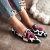image:imageHee grand Womens Tassel Slip on Loafer Flat Casual Pointed Toe Faux Suede Flat Shoes Comfort Ballerina Flats Women Dressy468pink Cow