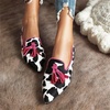 image:imageHee grand Womens Tassel Slip on Loafer Flat Casual Pointed Toe Faux Suede Flat Shoes Comfort Ballerina Flats Women Dressy468pink Cow