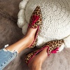 image:imageHee grand Womens Tassel Slip on Loafer Flat Casual Pointed Toe Faux Suede Flat Shoes Comfort Ballerina Flats Women Dressy468rose Leopard