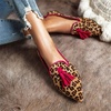 image:imageHee grand Womens Tassel Slip on Loafer Flat Casual Pointed Toe Faux Suede Flat Shoes Comfort Ballerina Flats Women Dressy468rose Leopard