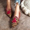 image:imageHee grand Womens Tassel Slip on Loafer Flat Casual Pointed Toe Faux Suede Flat Shoes Comfort Ballerina Flats Women Dressy468rose Leopard