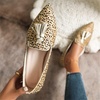 image:imageHee grand Womens Tassel Slip on Loafer Flat Casual Pointed Toe Faux Suede Flat Shoes Comfort Ballerina Flats Women Dressy468yellow Leopard