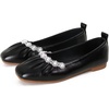 image:imageHee grand Flats for Women Square Toe Slip On Ballet Flats Elegant Pearl Comfortable Low Heel Dress Shoes Soft Walking ShoesBlack