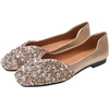 image:imageHee grand Women Square Toe Crystals Shoes Glittering Rhinestone Wedding Dress Shoes Fashion Bridesmaid Shoes501gold