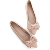 image:imageHee grand Womens Bow Ballet Flats Pointed Toe Slip On Comfortable Flat Shoes for Casual Dressy WearBeige