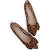 image:imageHee grand Womens Bow Ballet Flats Pointed Toe Slip On Comfortable Flat Shoes for Casual Dressy WearLeopard Brown