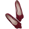 image:imageHee grand Womens Bow Ballet Flats Pointed Toe Slip On Comfortable Flat Shoes for Casual Dressy WearLeopard Red