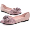 image:imageHee grand Womens Crystals Shoes Bowknot Pointed Toe Rhinestones Wedding Dress Shoes440pink