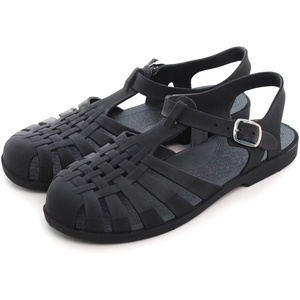 image:imageHee grand Crystal Jelly Heel Sandals for Women Summer Beach Jelly Shoes  Casual Sandals057black