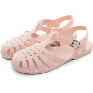 image:imageHee grand Crystal Jelly Heel Sandals for Women Summer Beach Jelly Shoes057pink