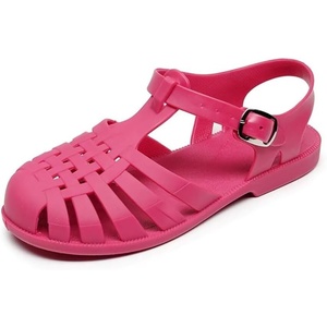 image:imageHee grand Crystal Jelly Heel Sandals for Women Summer Beach Jelly Shoes057rose