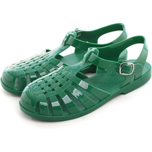image:imageHee grand Crystal Jelly Heel Sandals for Women Summer Beach Jelly Shoes058green