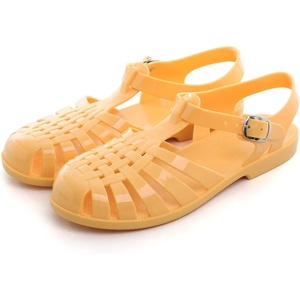 image:imageHee grand Crystal Jelly Heel Sandals for Women Summer Beach Jelly Shoes058yellow