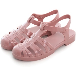 image:imageHee grand Crystal Jelly Heel Sandals for Women Summer Beach Jelly ShoesApink