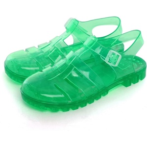 image:imageHee grand Crystal Jelly Heel Sandals for Women Summer Beach Jelly ShoesJelly Green