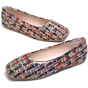 image:imageHee grand Square Toe Ballet Flats for Women Rhinestones Chains Black Suede Dress Shoes Comfort SlipOn Loafers940black
