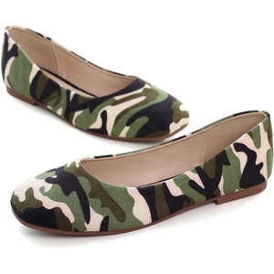 image:imageHee grand Square Toe Ballet Flats for Women Rhinestones Chains Black Suede Dress Shoes Comfort SlipOn LoafersEcamouflage Beige