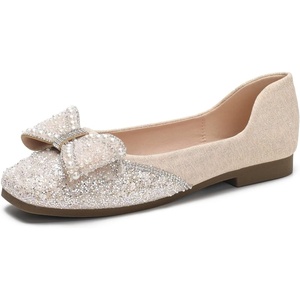 image:imageHee grand Women Square Toe Crystals Shoes Glittering Rhinestone Wedding Dress Shoes Fashion Bridesmaid Shoes508apricot
