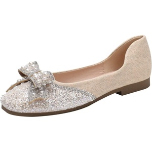 image:imageHee grand Women Square Toe Crystals Shoes Glittering Rhinestone Wedding Dress Shoes Fashion Bridesmaid Shoes509apricot