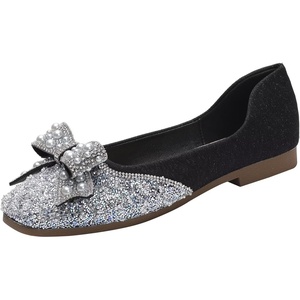 image:imageHee grand Women Square Toe Crystals Shoes Glittering Rhinestone Wedding Dress Shoes Fashion Bridesmaid Shoes509black