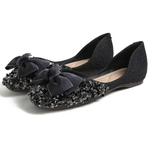 image:imageHee grand Women Square Toe Crystals Shoes Glittering Rhinestone Wedding Dress Shoes Fashion Bridesmaid Shoes514black