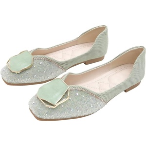 image:imageHee grand Women Square Toe Crystals Shoes Glittering Rhinestone Wedding Dress Shoes Fashion Bridesmaid Shoes517green