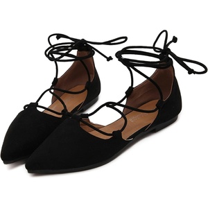image:imageHee grand Womens Closed Pointed Toe Flats Ankle Strap Comfortable Low Heel Suede Dress Shoes Office Work Shoes Pumps031black