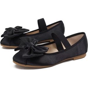 image:imageHee grand Womens Mary Jane Shoes Satin Round Toe Ballerina Flats Fashion Sparkling Rhinestones Dress Shoes Comfort Dancing Shoes520black
