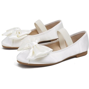 image:imageHee grand Womens Mary Jane Shoes Satin Round Toe Ballerina Flats Fashion Sparkling Rhinestones Dress Shoes Comfort Dancing Shoes520white