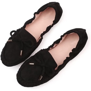 image:imageHee grand Womens Slip On Loafers Soft Foldable Round Toe Ballet Flats284black