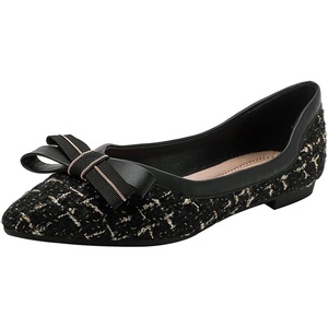 image:imageHee grand Womens Slip On Pointed Toe Flats Fashion Pearl Metal Buckle Ballet Flat Shoes Dress Shoes Wear to Work2black