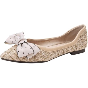 image:imageHee grand Womens Slip On Pointed Toe Flats Fashion Pearl Metal Buckle Ballet Flat Shoes Dress Shoes Wear to Work471khaki