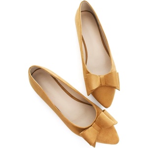 image:imageHee grand Womens Slip on Retro Plaid Bow Ballet Flats Pointed Toe Dress Shoes450khaki