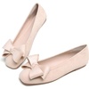 image:imageHee grand BowKnot Ballet Flats Womens Square Toe Flat Shoes Suede Dress Shoes Comfort SlipOn Loafers Casual Womens FlatsApricot