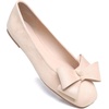 image:imageHee grand BowKnot Ballet Flats Womens Square Toe Flat Shoes Suede Dress Shoes Comfort SlipOn Loafers Casual Womens FlatsApricot