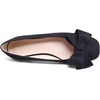 image:imageHee grand BowKnot Ballet Flats Womens Square Toe Flat Shoes Suede Dress Shoes Comfort SlipOn Loafers Casual Womens FlatsBlack