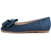 image:imageHee grand BowKnot Ballet Flats Womens Square Toe Flat Shoes Suede Dress Shoes Comfort SlipOn Loafers Casual Womens FlatsBlue
