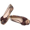 image:imageHee grand BowKnot Ballet Flats Womens Square Toe Flat Shoes Suede Dress Shoes Comfort SlipOn Loafers Casual Womens FlatsCamouflage Brown