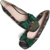 image:imageHee grand BowKnot Ballet Flats Womens Square Toe Flat Shoes Suede Dress Shoes Comfort SlipOn Loafers Casual Womens FlatsCamouflage Green