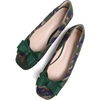 image:imageHee grand BowKnot Ballet Flats Womens Square Toe Flat Shoes Suede Dress Shoes Comfort SlipOn Loafers Casual Womens FlatsCamouflage Green