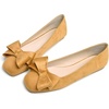 image:imageHee grand BowKnot Ballet Flats Womens Square Toe Flat Shoes Suede Dress Shoes Comfort SlipOn Loafers Casual Womens FlatsKhaki