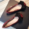 image:imageHee grand BowKnot Ballet Flats Womens Square Toe Flat Shoes Suede Dress Shoes Comfort SlipOn Loafers Casual Womens FlatsLeopard Red